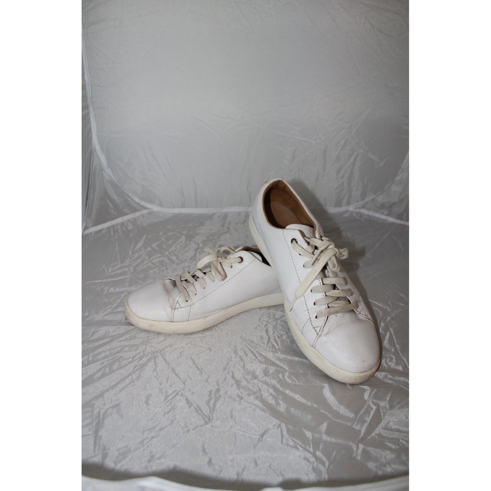 Cole Haan Grand Crosscourt‎ II White Leather Sneakers Women's 7B